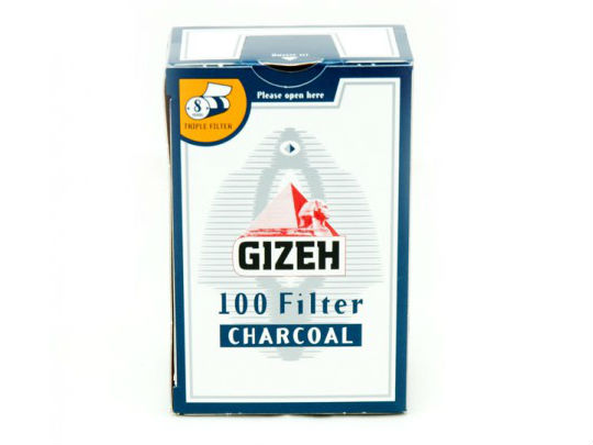 Фильтры cигаретные Gizeh (100) угольный