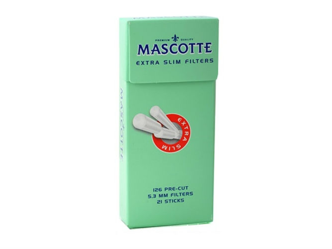  c Mascotte Extra Slim Filter Sticks 5,3  (126)