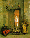 Жан-Леон Жероме - Головы мятежных беев в мечети El Hasanein, 1866 г.