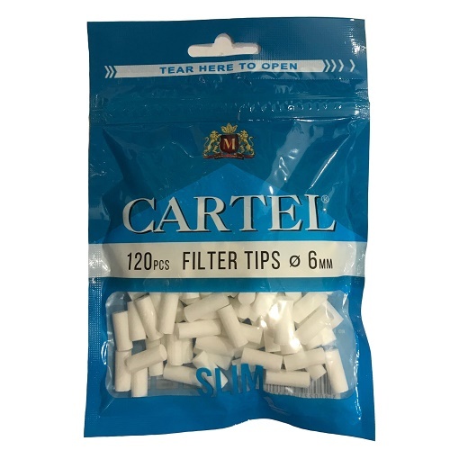 Фильтр cигаретный Cartel Slim 6мм (120)