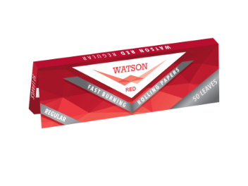 Бумага для самокруток WATSON Red Regular 21г/м2 (50л/50шт)