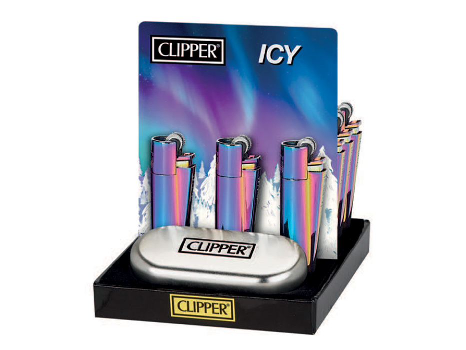 Зажигалка Clipper кремневая ICY (CM0S019)