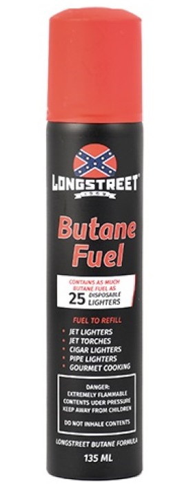 Газ LONGSTREET для турбозажигалок (135мл)