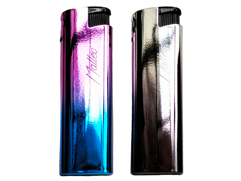 Зажигалка Matteo 184107 electronic metal Icy Color (25)