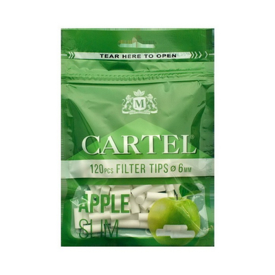 Фильтр cигаретный Cartel Slim 6мм (120) Apple