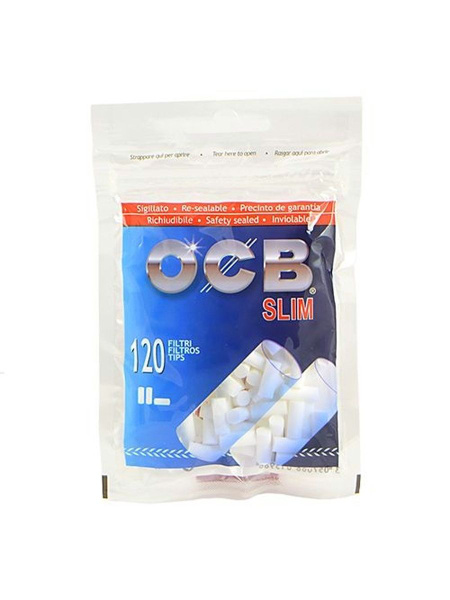 Фильтры cигаретные OCB Slim 120 (34шт/8бл)