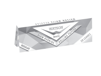 Бумага для самокруток WATSON White Regular 14г/м2 (50л/50шт)